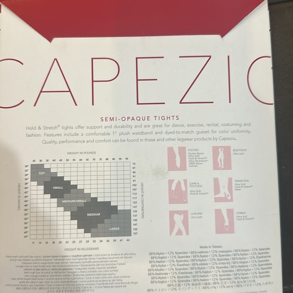 Children’s Dance Tights- 3 Pair Bundle - Picture 5 of 8